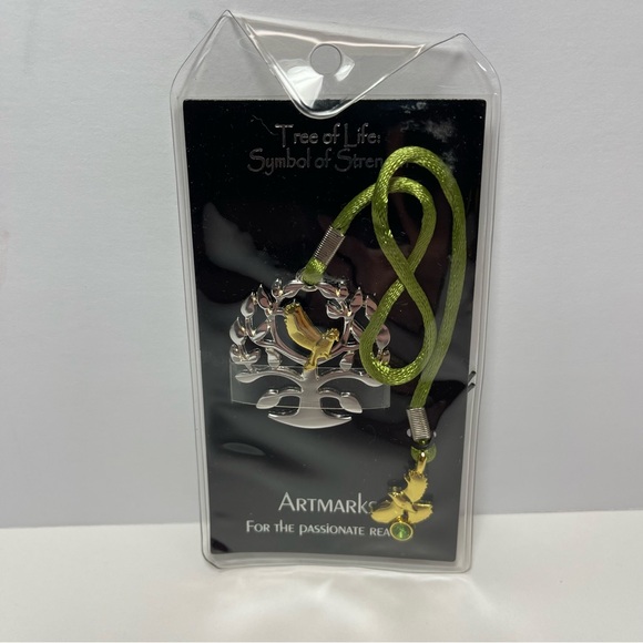 Artmarks By Cynthia GaleTree Of Life Symbol Of Strength Metal Charm Bookmark NWT - Picture 1 of 10